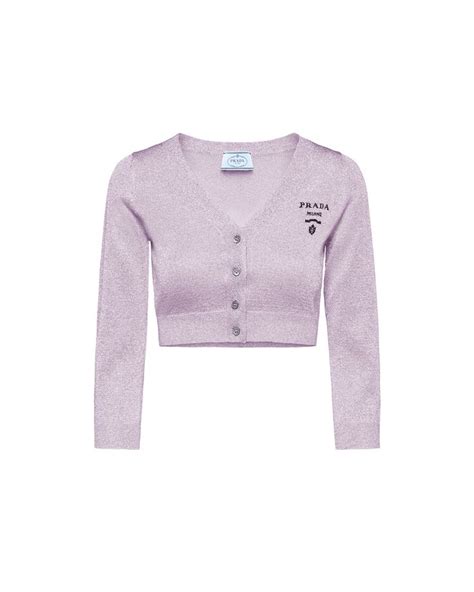 prada cardigan flieder